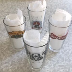 Pint glasses Bud 805 Samuel Adams Sierra Nevada